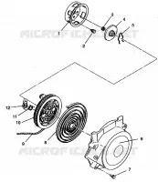 RECOIL STARTER ASSEMBLY STORM E940782 AND STORM SKS E940582 (49274427440039)
