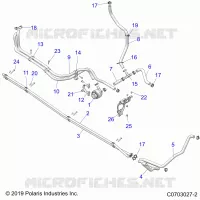 COOLING ROUTING, MANIFOLD