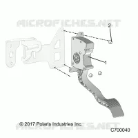 ENGINE, THROTTLE PEDAL