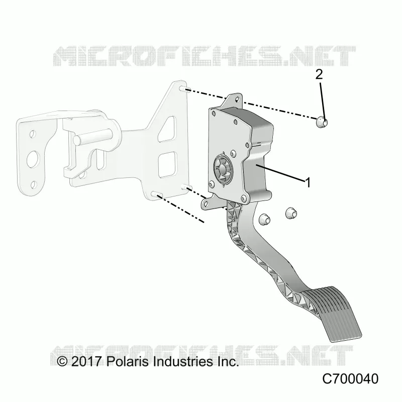 ENGINE, THROTTLE PEDAL