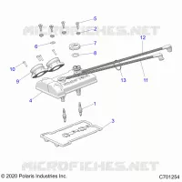 ENGINE, THROTTLE BODY AND VALVE COVER