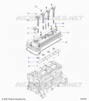 ENGINE, VALVE COVER