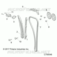 CAM CHAIN AND TENSIONER