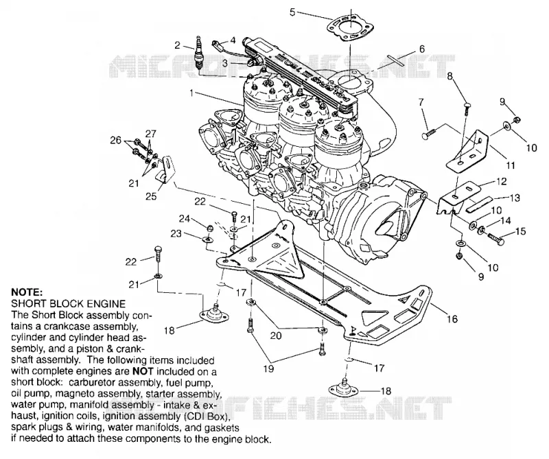 ENGINE MOUNTING SL 780 B964087 AND INTL. SL 780 I964087 (4935523552B001)