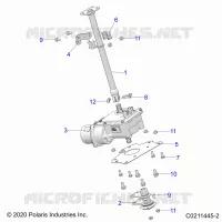 STEERING POST  AND EPS