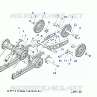 REAR SUSPENSION, ARTICULATING