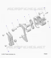 BRAKES, REAR CALIPER