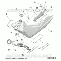 FUEL SYSTEM, FUEL TANK ASM.