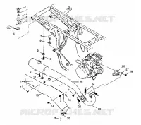 EXHAUST SYSTEM  2X4 400L W957540 (4930093009A011)