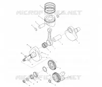 CRANKSHAFT AND PISTON