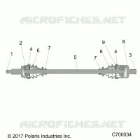DRIVE TRAIN, FRONT HALF SHAFT