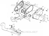 CLUTCH COVER (SPORT) SPORT 400L W97BA38C (4940124012C005)