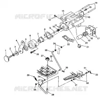 REAR BRAKE/FOOT PEDAL ASSEMBLY TRAIL BLAZER W937221 (4924082408023A)