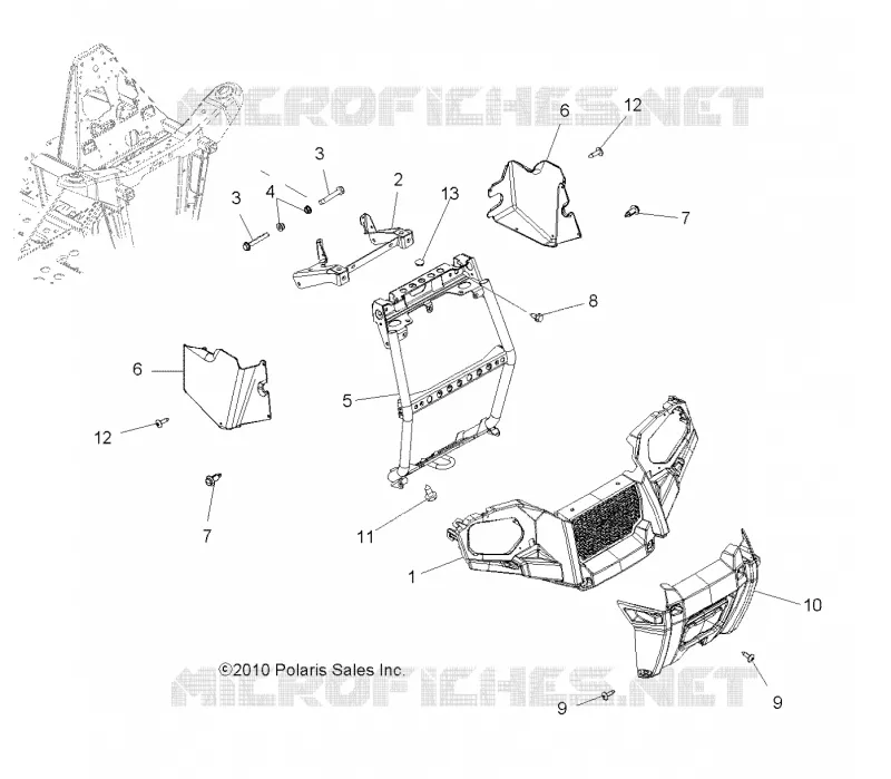 FRONT BUMPER AND MOUNTING