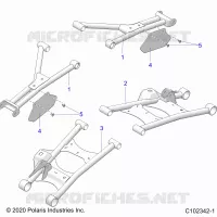 REAR SUSPENSION CONTROL ARMS