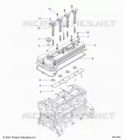 ENGINE, VALVE COVER