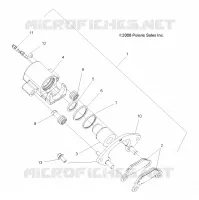 REAR BRAKE CALIPER