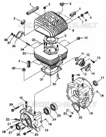 CRANKCASE AND CYLINDER