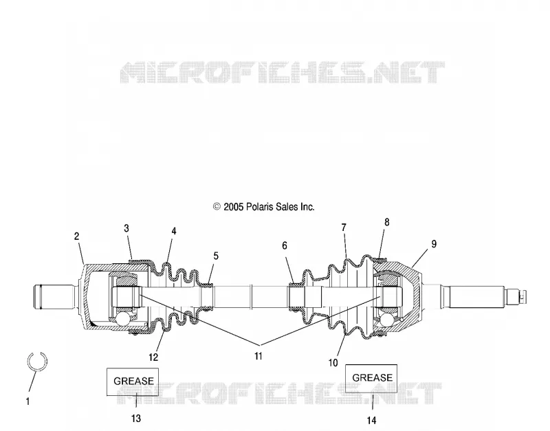 DRIVE SHAFT, FRONT
