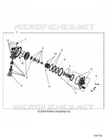 DRIVE TRAIN, FRONT GEARCASE INTERNALS