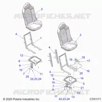 SEAT ASM. AND SLIDER