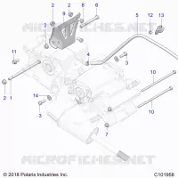 DRIVE TRAIN, MAIN GEARCASE MOUNTING