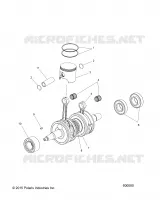 ENGINE, PISTON AND CRANKSHAFT