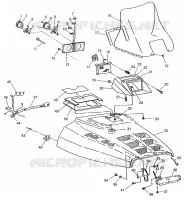HOOD WIDETRAK LX 0972065 AND  EUROPEAN WIDETRAK LX E972065 (4938223822A009)