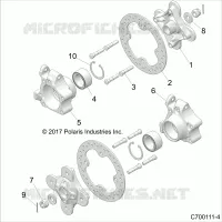 SUSPENSION, REAR CARRIER AND HUB