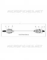 DRIVE TRAIN, FRONT HALF SHAFT