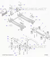 SEAT MOUNTING, FRONT