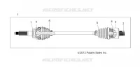 DRIVE TRAIN, REAR DRIVE SHAFT