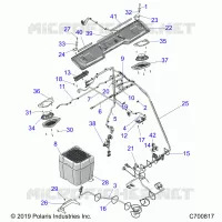 OPT, PREP AUDIO ELECTRICAL COMPONANTS (ROOF) R20RSU99/A/B (C700817)