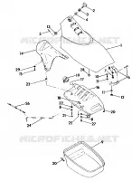 FRONT STORAGE COMPARTMENT SL 650/B924058 (4922922292004A)