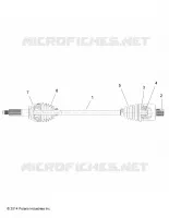 DRIVE TRAIN, REAR DRIVE SHAFT (TO 7/3/2017)