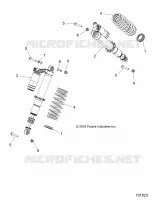 SUSPENSION, REAR SHOCK MOUNTING