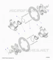 SUSPENSION, REAR CARRIER AND HUB