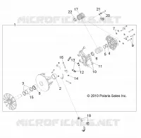 DRIVE TRAIN, PRIMARY CLUTCH