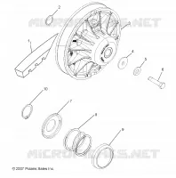 DRIVE TRAIN, SECONDARY CLUTCH