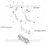 FUEL SYSTEM, THROTTLE  BODY AND FUEL LINES