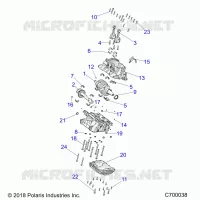 ENGINE, CRANKCASE AND CRANKSHAFT