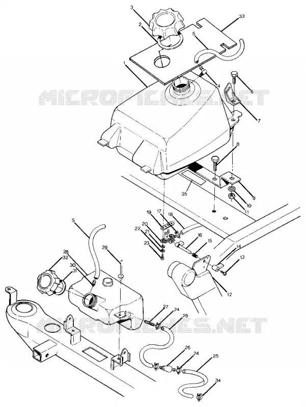 FUEL TANK ASSEMBLY (4918411841009A)