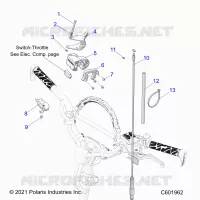 ENGINE, THROTTLE CONTROL ASM.