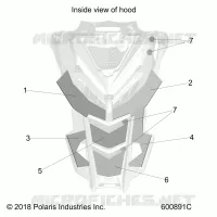 HOOD FOAM/FIBER