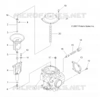 ENGINE, CARBURETOR UPPER