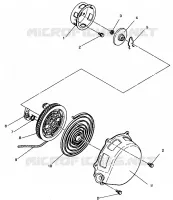 RECOIL STARTER ASSEMBLY STARLITE GT 0943127 (49250125010033)