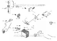 ELECTRICAL, SWITCHES, HARNESS AND PARTS