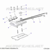 ENGINE, THROTTLE BODY AND VALVE COVER