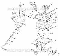 OIL TANK/AIR BOX 600 RMK 0980958 AND EUROPEAN 600 RMK E980958 (4944634463C004)
