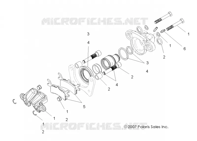 REAR BRAKE CALIPER